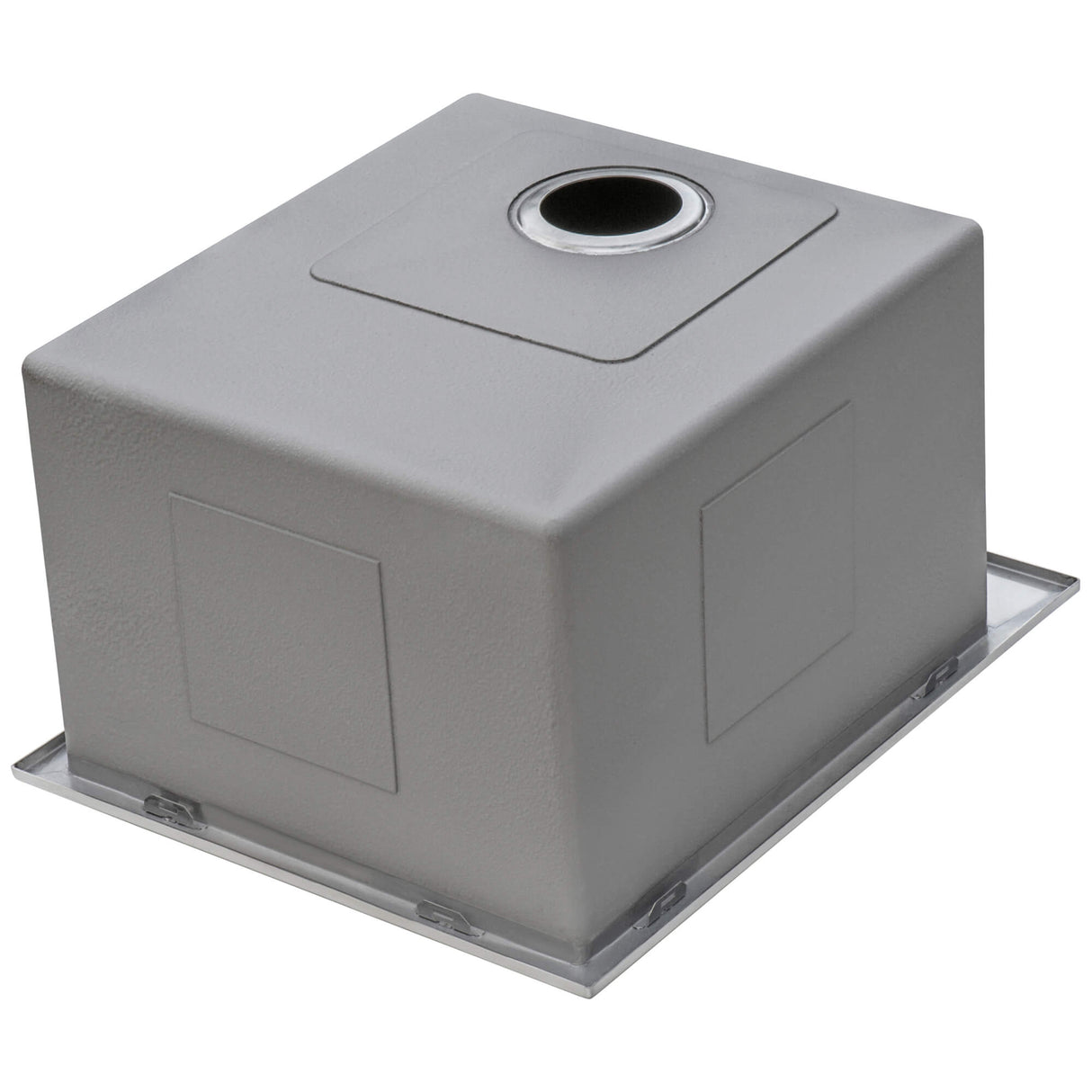 Ruvati Topmount Laundry Utility Sink 18 x 22 x 12 inch Rounded Corners Deep 16 Gauge Stainless Steel - RVU6018