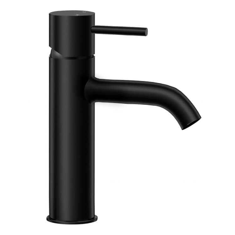 Matte Black Single Hole Bathroom Faucet