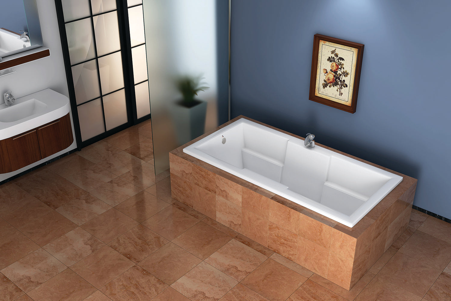 Americh RN7236TA2-BI Ren 7236 - Tub Only / Airbath 2 - Biscuit