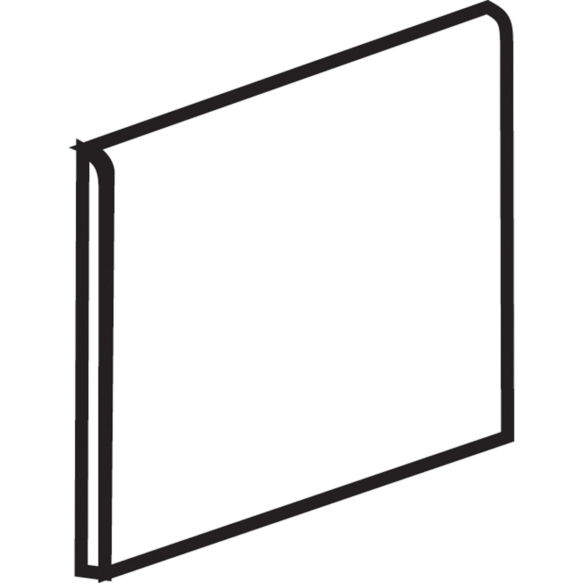 American Olean Color Complements Devotion S4449 Bullnose 4" Side Glossy Wall Tile Trim