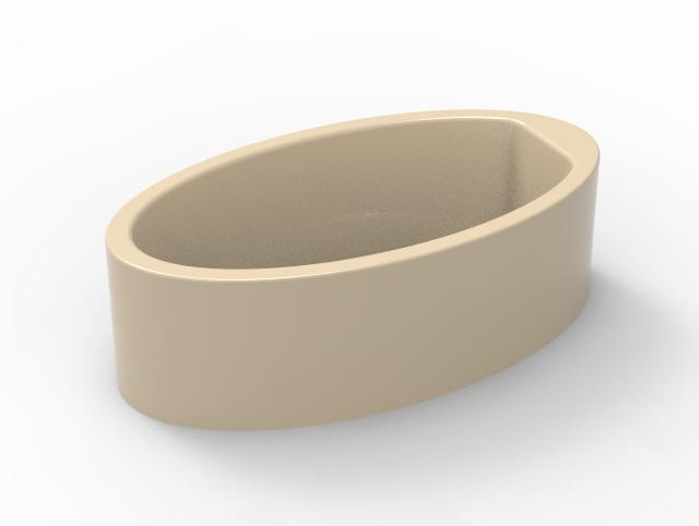 Hydro Systems SAUB6032ATA-BIS AUBRY 6032 AC W/ THERMAL AIR SYSTEM - BISCUIT