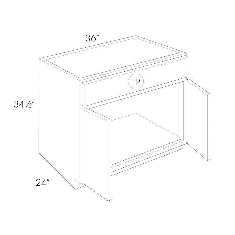 Wolf Custom Vanity Cabinet
