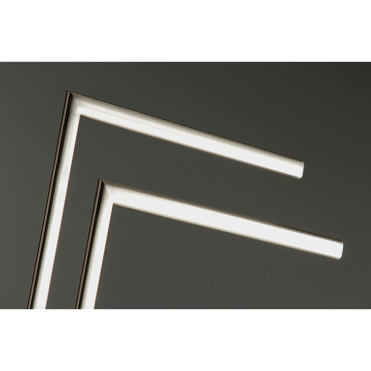 Edenscape SCC3098 Freestanding Dual Towel Rack, Brushed Nickel