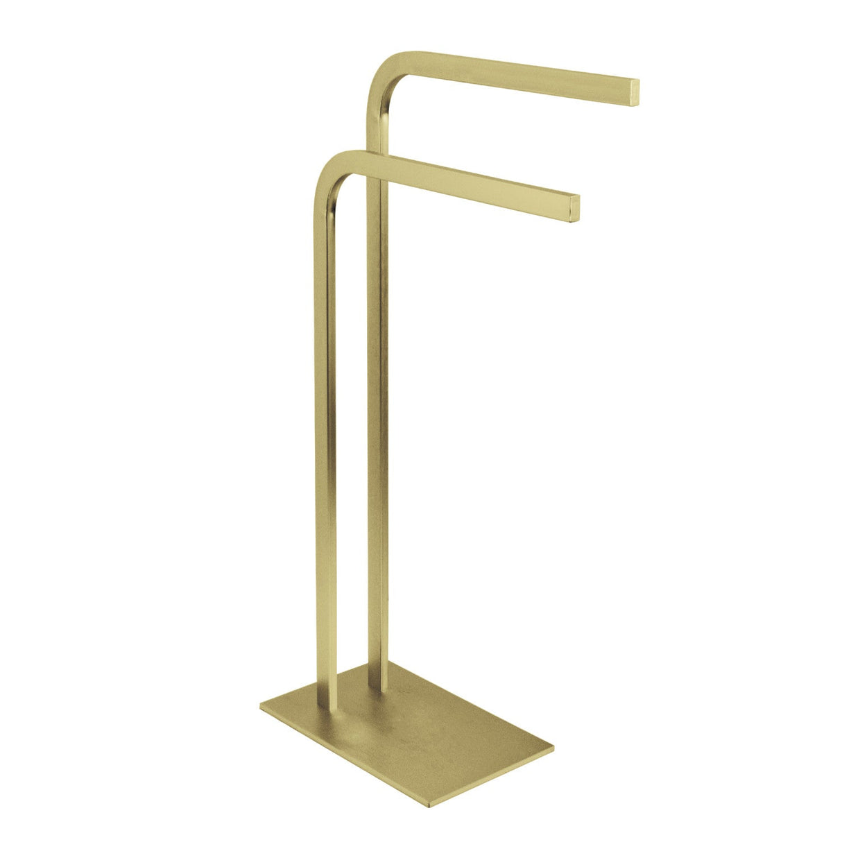Edenscape SCC8007 Freestanding Dual Towel Rack, Brushed Brass