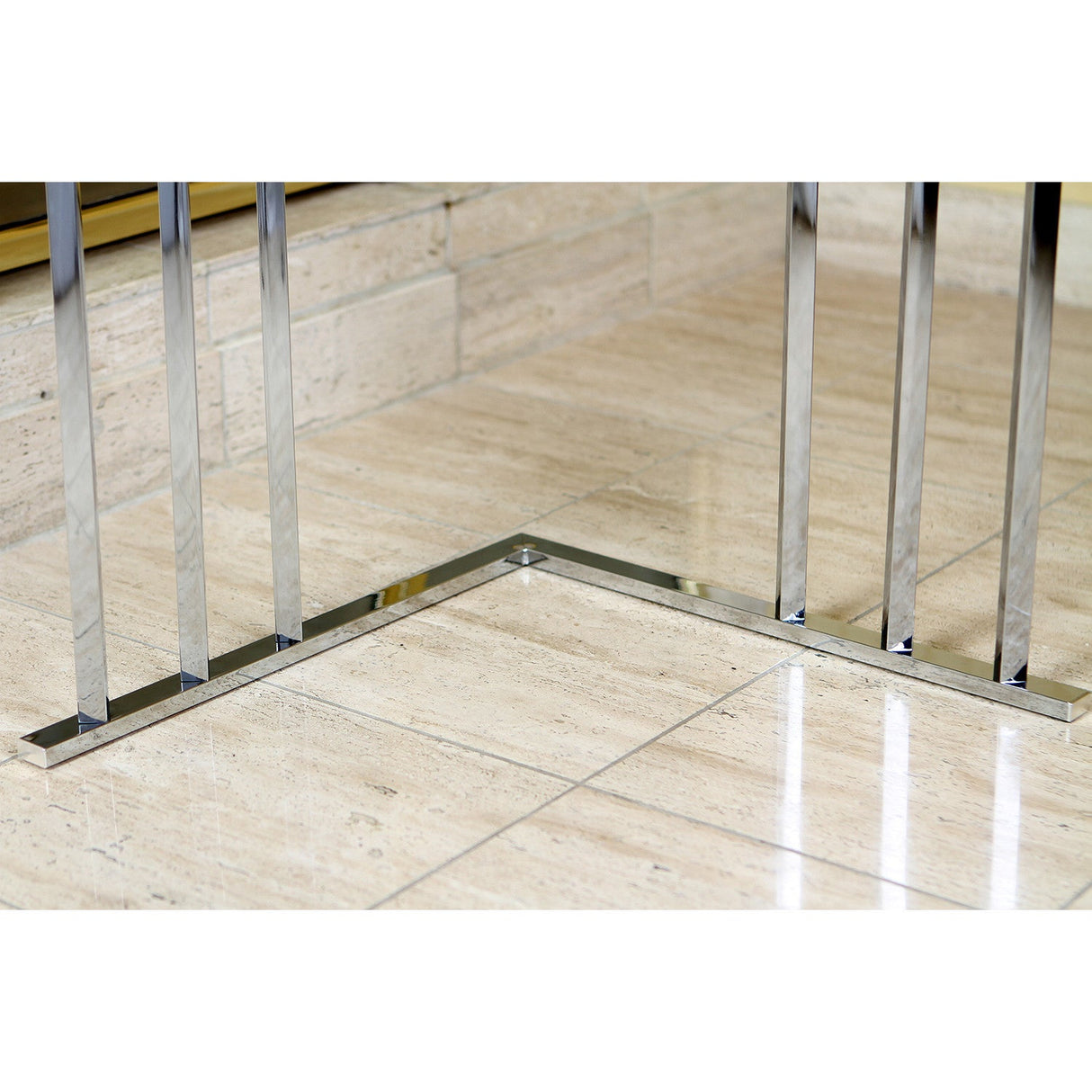 Edenscape SCC8271 Freestanding 3-Tier Towel Rack, Polished Chrome