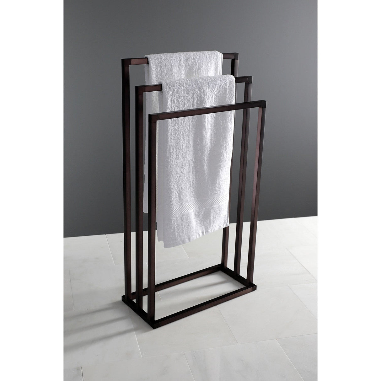 Edenscape SCC8335 Freestanding 3-Tier Towel Rack, Oil Rubbed Bronze