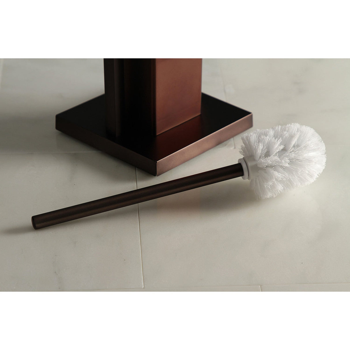 Edenscape SCC8345 Freestanding Toilet Paper Holder with Brush and Holder, Oil Rubbed Bronze
