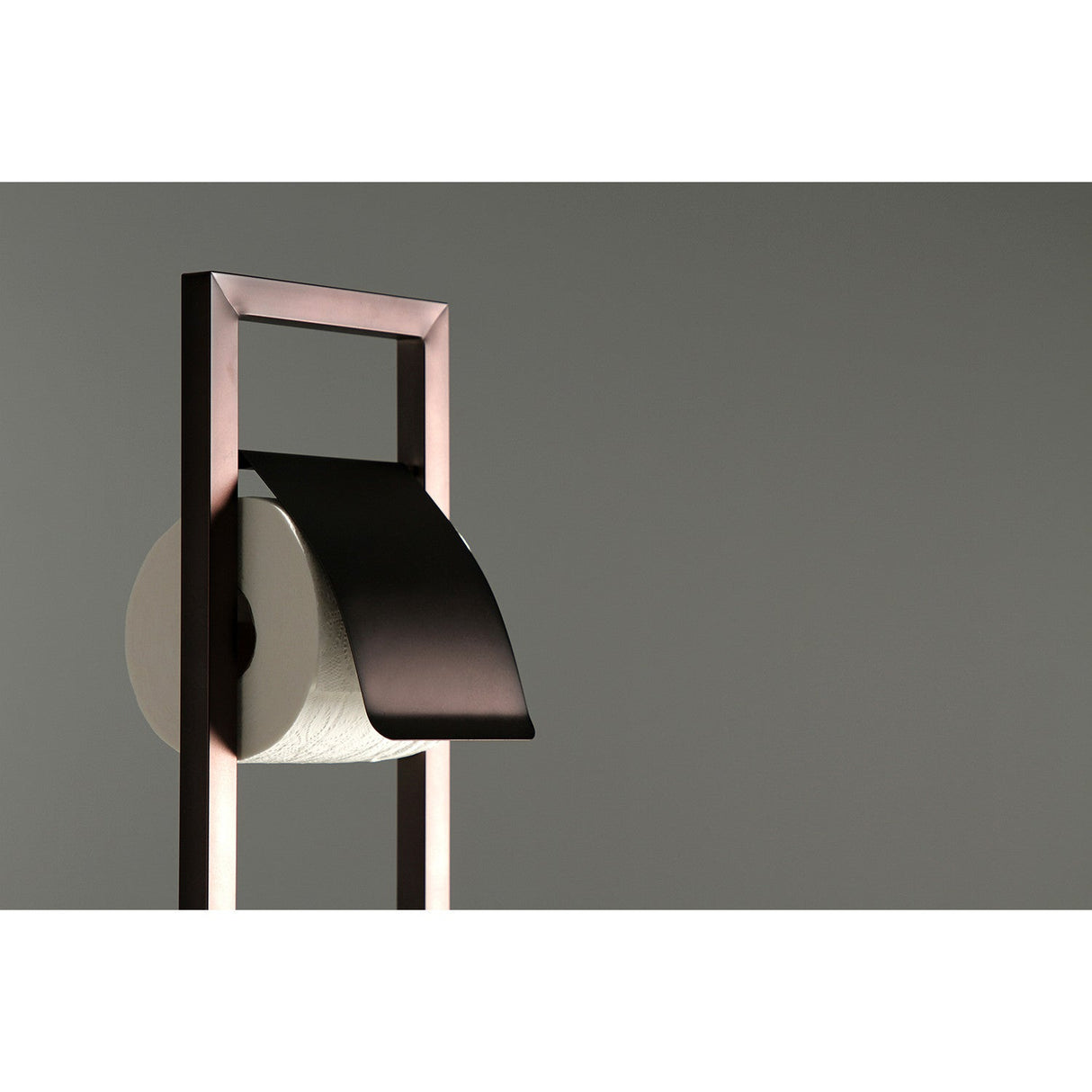 Edenscape SCC8345 Freestanding Toilet Paper Holder with Brush and Holder, Oil Rubbed Bronze