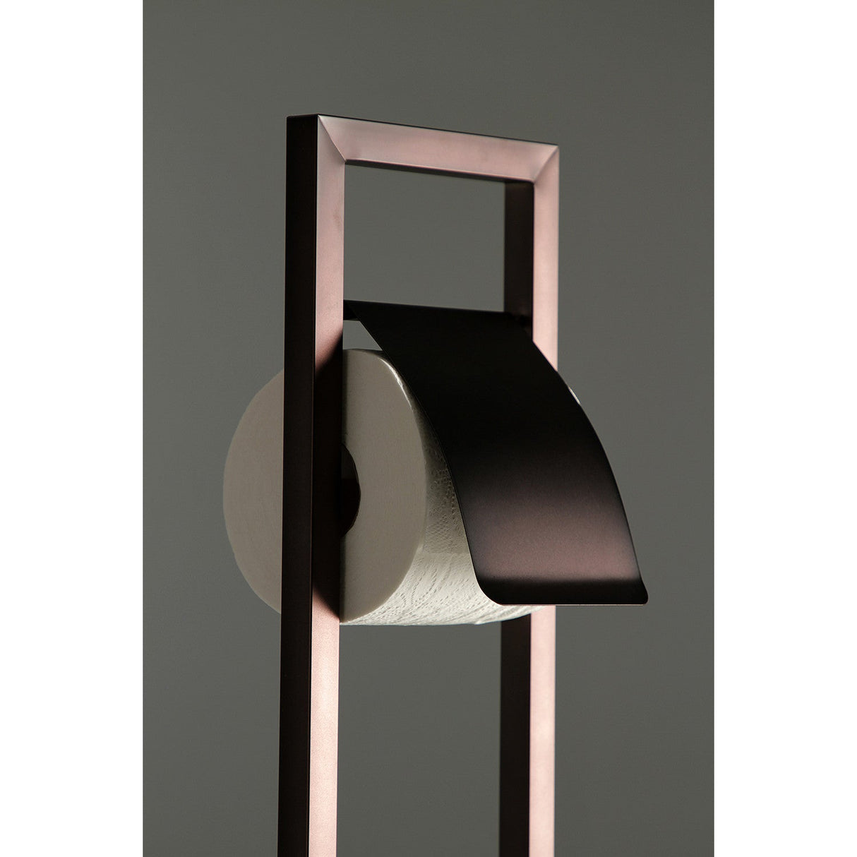 Edenscape SCC8345 Freestanding Toilet Paper Holder with Brush and Holder, Oil Rubbed Bronze