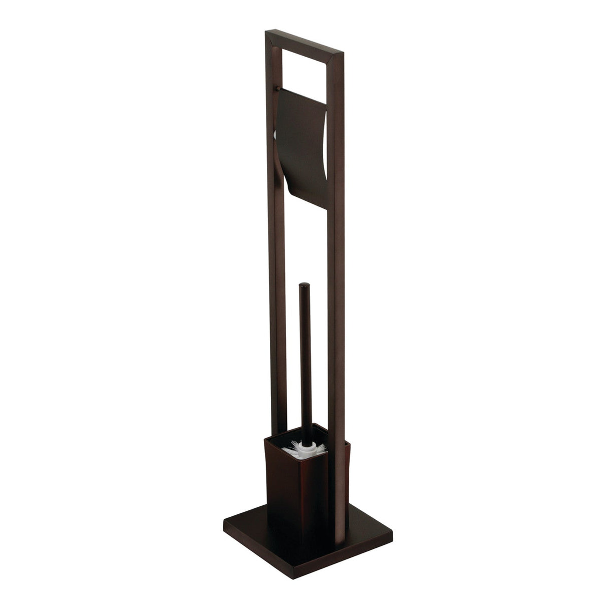 Edenscape SCC8345 Freestanding Toilet Paper Holder with Brush and Holder, Oil Rubbed Bronze