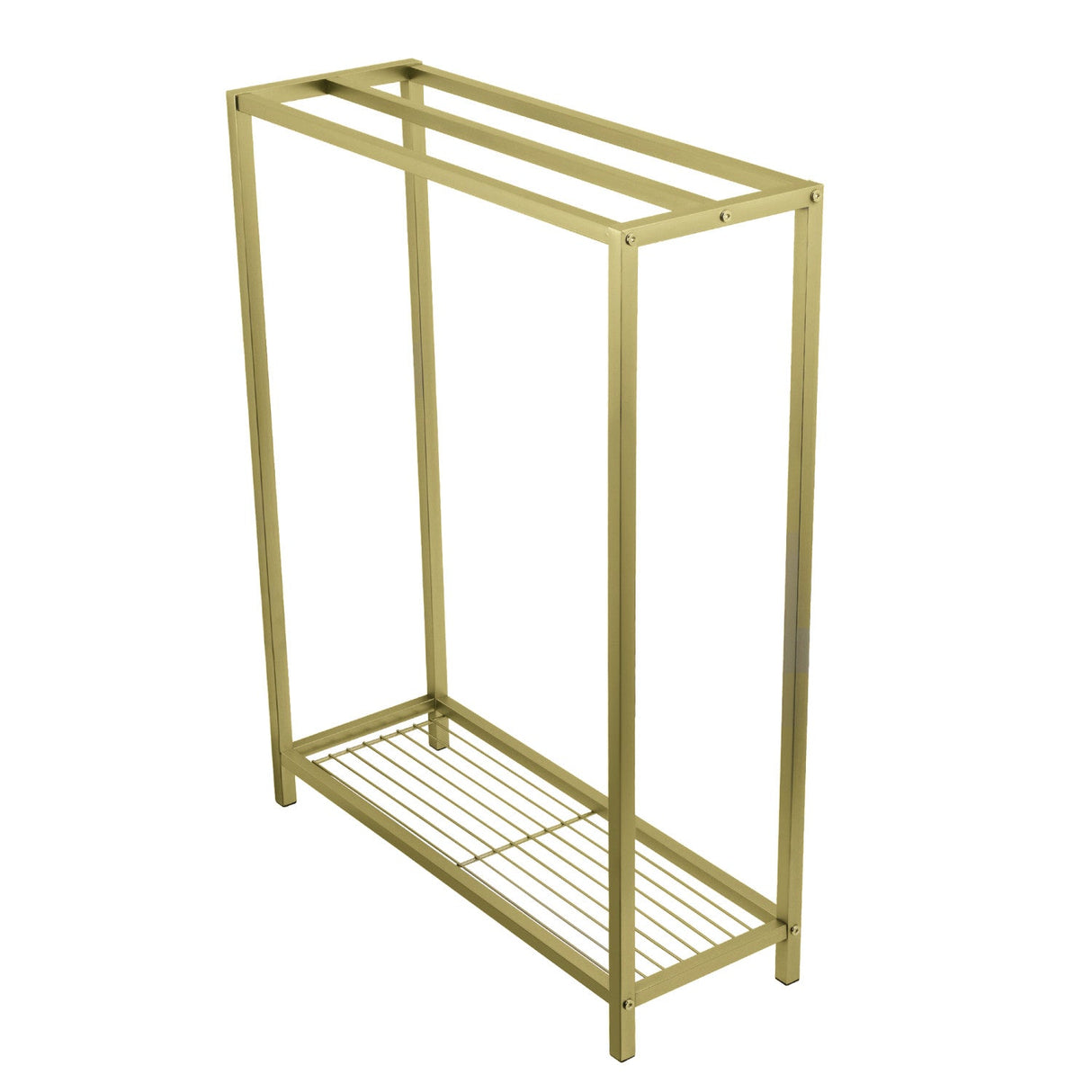 Edenscape SCC8357 Freestanding 3-Bar Towel Rack, Brushed Brass