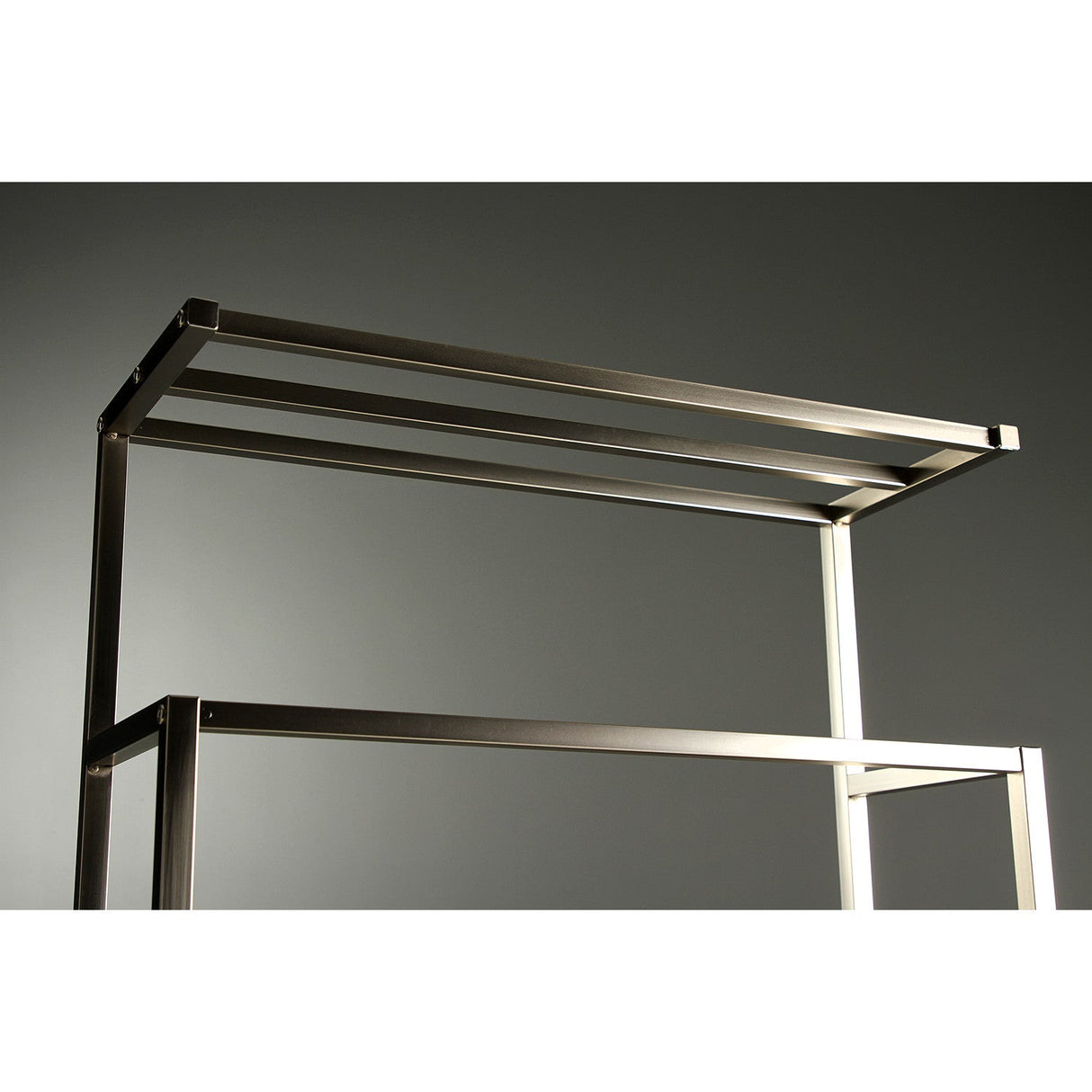 Edenscape SCC8368 Freestanding Towel Rack, Brushed Nickel