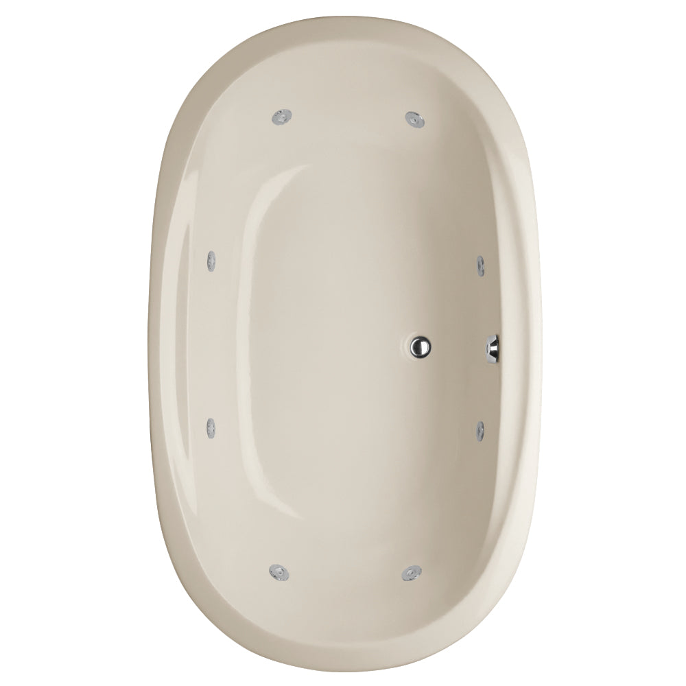 Hydro Systems SDO7444ATO-WHI STUDIO DUAL OVAL 7444 AC TUB ONLY - WHITE