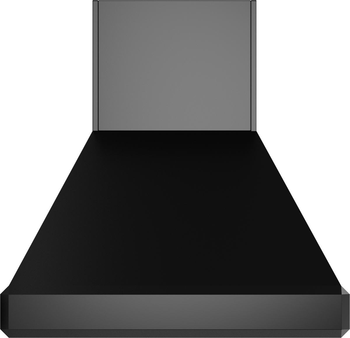 Vent-A-Hood SEPITH18-448 BC 48" 1100 CFM Euro Pro High-Capacity Island Range Hood with Emerald-Cut Edges, Magic Lung Blower, Black Carbide