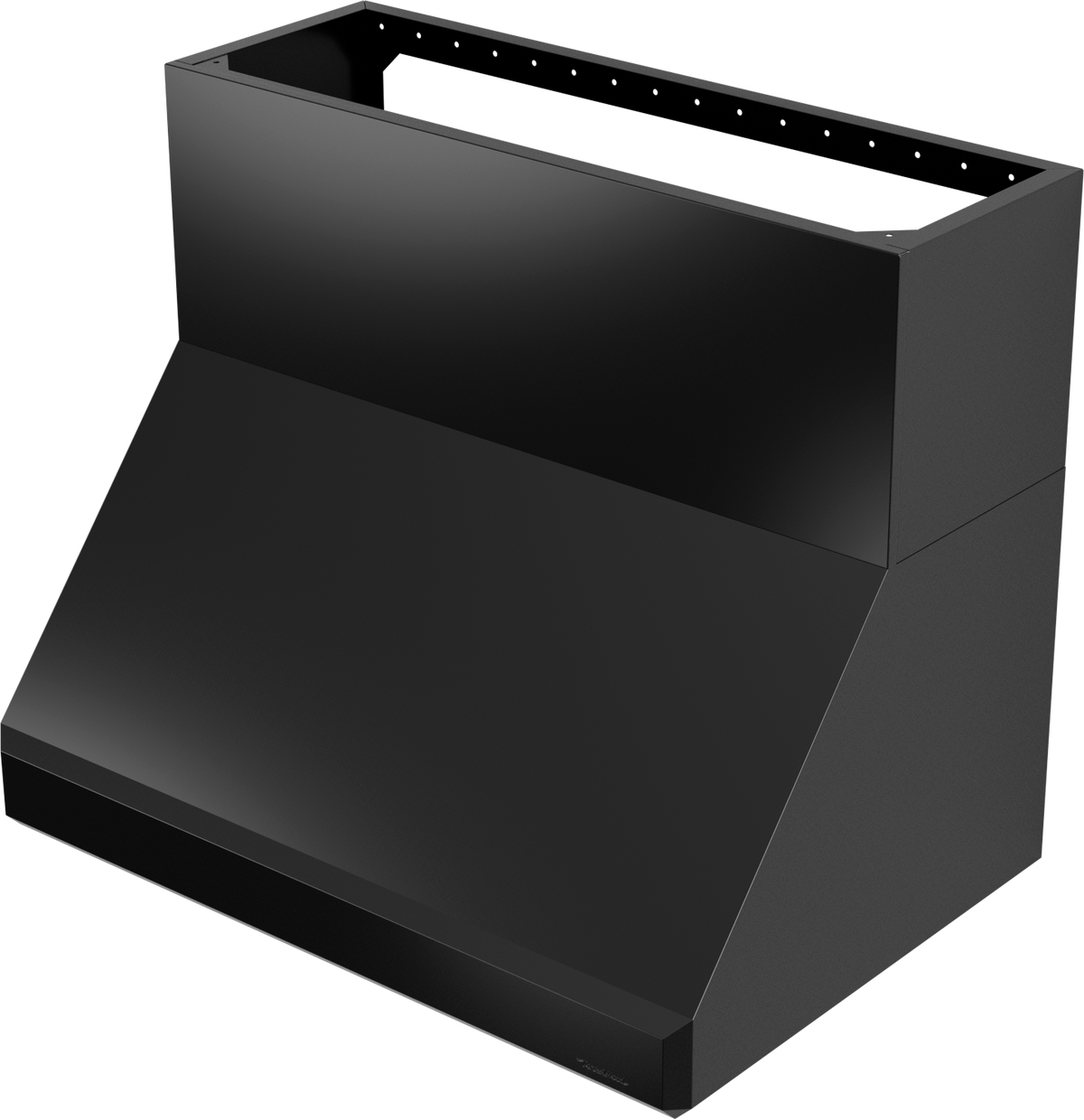 Vent-A-Hood SLXH18-348 BL 48" 900 CFM Professional Wall Mount Range Hood with Emerald-Cut Edges, Magic Lung Blower, Black Satin