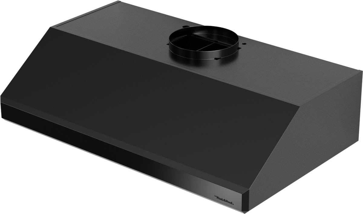 Vent-A-Hood SLH9-230 BL 30" 600 CFM Professional Under Cabinet Range Hood with Emerald-Cut Edges, Magic Lung Blower, Black Satin