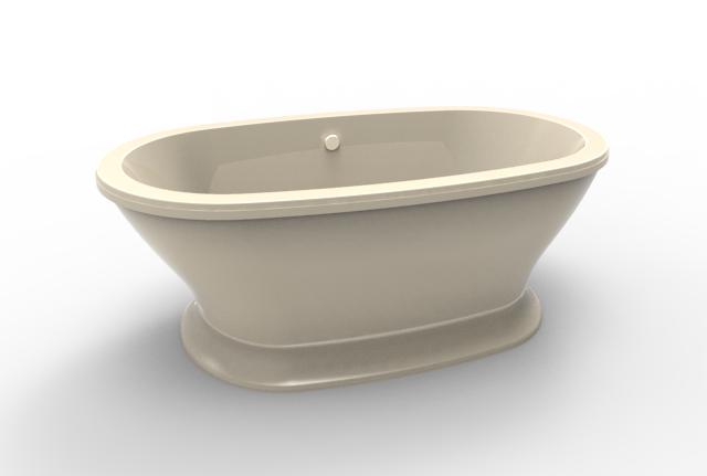 Hydro Systems SOP7040ATO-BIS SOPHIA 7040 FREESTANDING TUB ONLY - BISCUIT