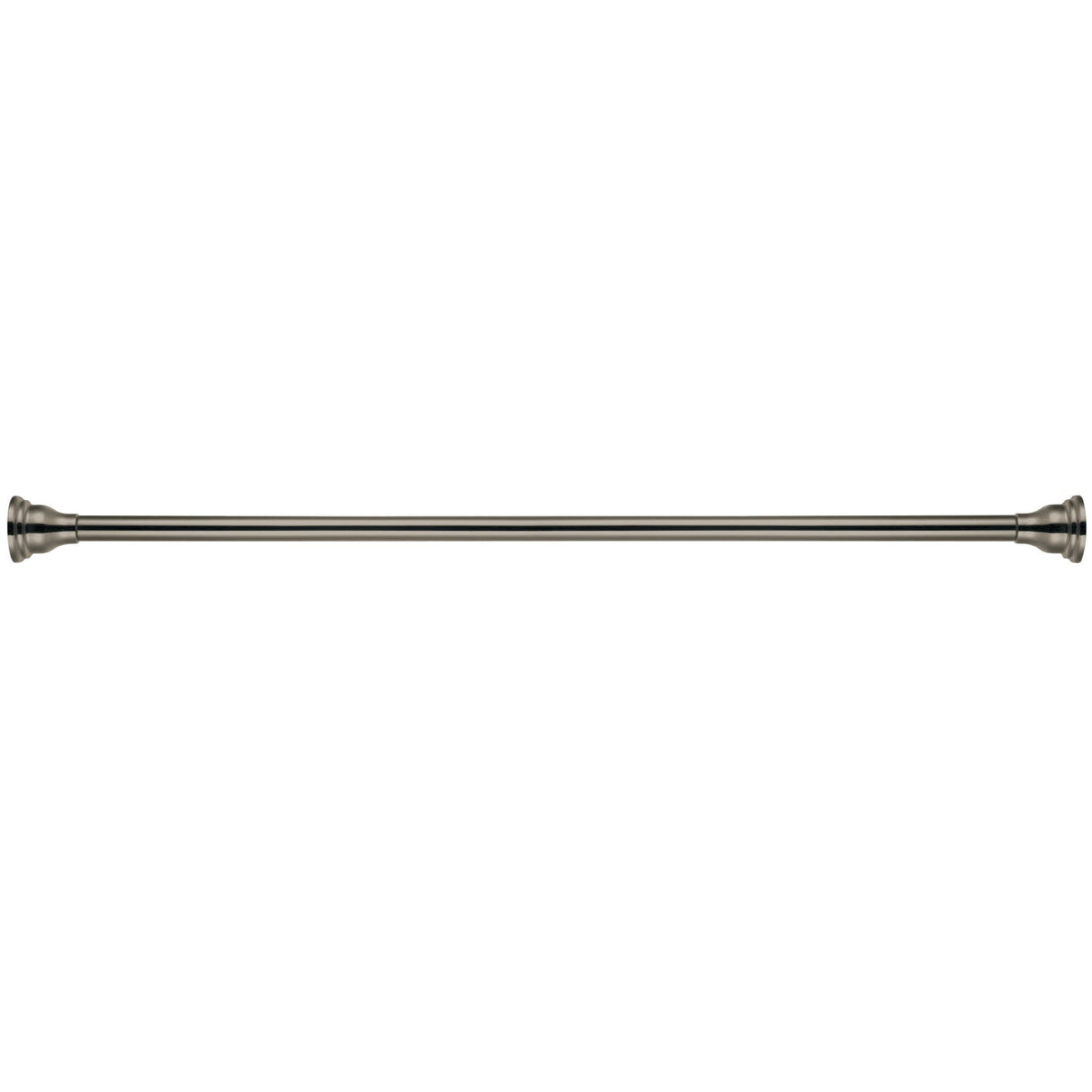 Edenscape SR118 60-Inch to 72-Inch Adjustable Shower Curtain Rod, Brushed Nickel