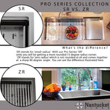 Nantucket Sinks' SR-PS2-2818-16 - 28 Inch Pro Series Prep-Station Single Bowl Undermount Stainless Steel Kitchen Sink with Included Accessories
