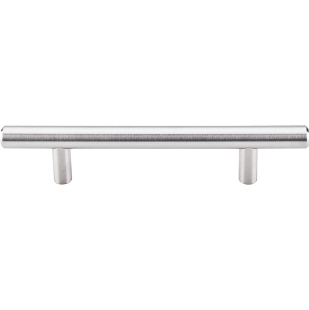 Top Knobs SS3 Solid Bar Pull 3 3/4" - Brushed Stainless Steel