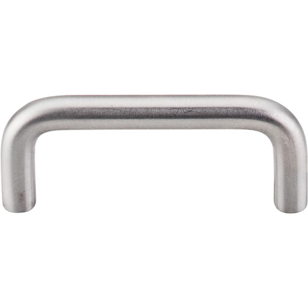 Top Knobs SS30 Bent Bar 3" (10mm Diameter) - Brushed Stainless Steel