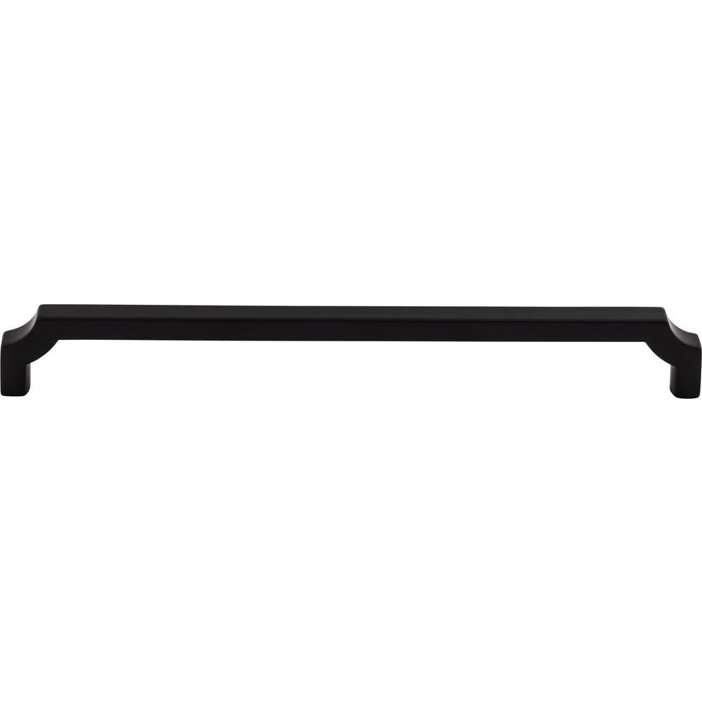 Top Knobs TK3025 Davenport Pull 8 13/16 Inch (c-c) - Flat Black