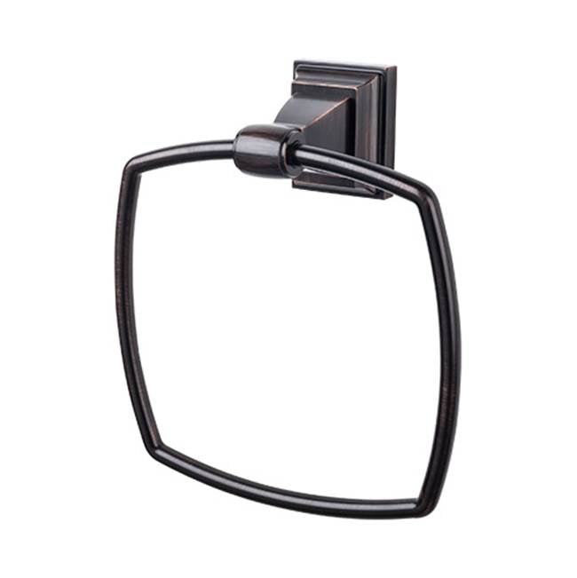 Top Knobs STK5BSN Stratton Bath Ring - Tuscan Bronze