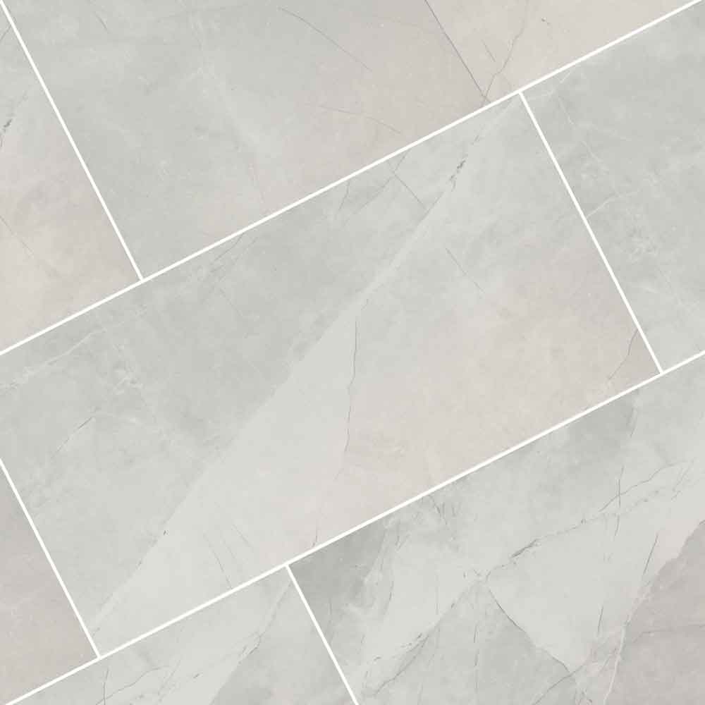 Sande ivory 12x24 matte porcelain floor and wall tile NSANIVO1224 product shot angle view #Size_12"x24"