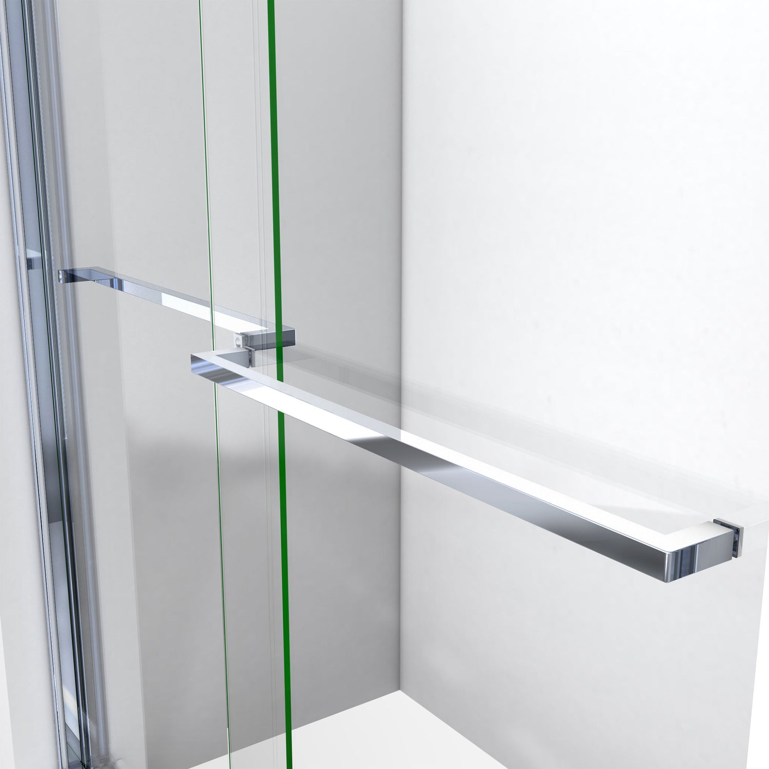 DreamLine Sapphire 44-48 in. W x 76 in. H Semi-Frameless Bypass Shower Door in Chrome