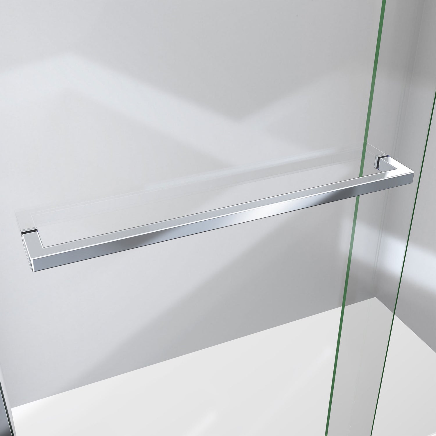 DreamLine Sapphire-V 56 - 60 in. W x 76 in. H Bypass Shower Door in Chrome and Clear Glass