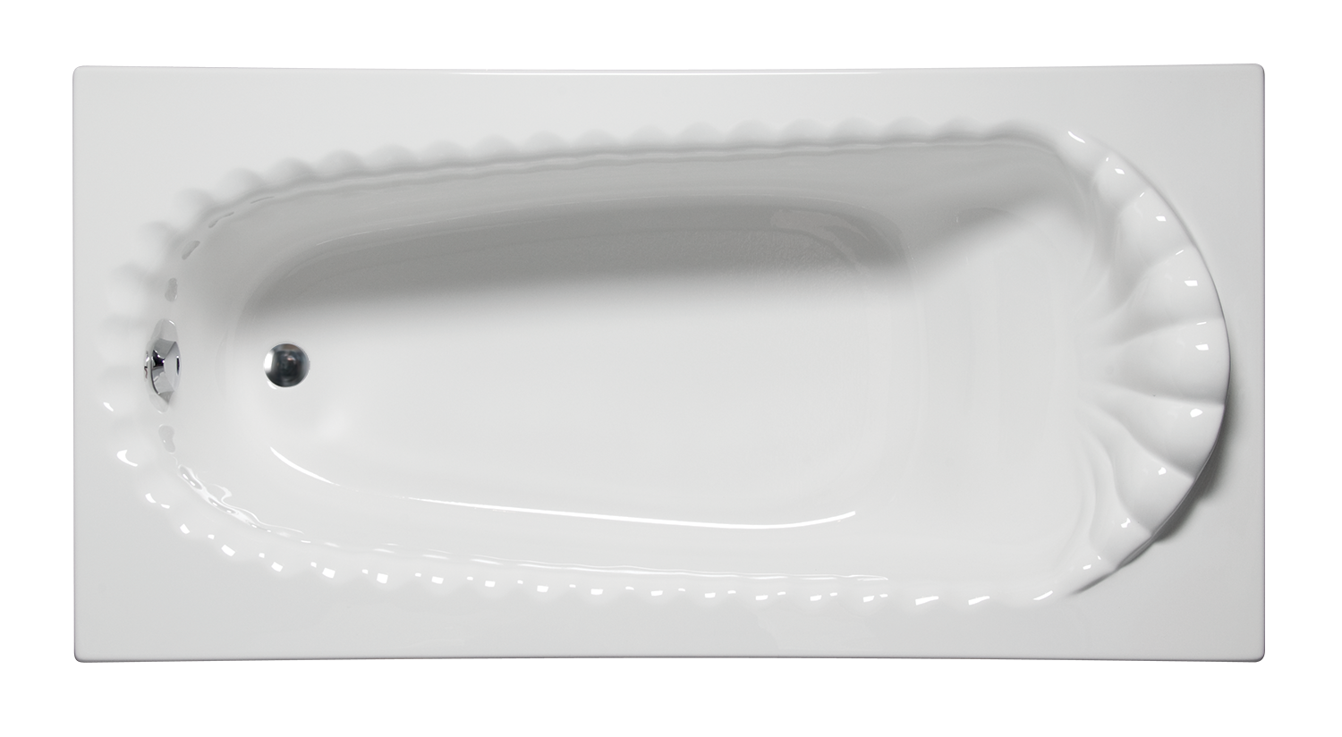 Americh SH7236TA2-BI Shell 7236 - Tub Only / Airbath 2 - Biscuit