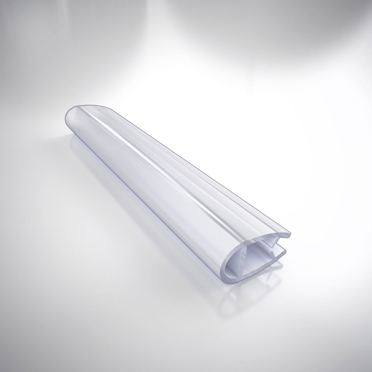 Clear Bumper Seal, 96 in. Length, for 3/8 in. (10 mm.) Glass Shower Door