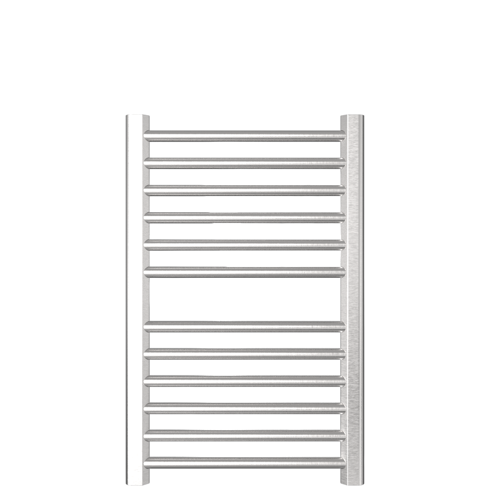 Amba Products S2132B Sirio 12-Bar Hardwired Towel Warmer - 4 x 21.5 x 33.125 in. - Brushed Finish