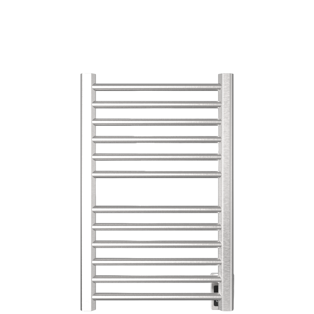 Amba Products S2132B Sirio 12-Bar Hardwired Towel Warmer - 4 x 21.5 x 33.125 in. - Brushed Finish