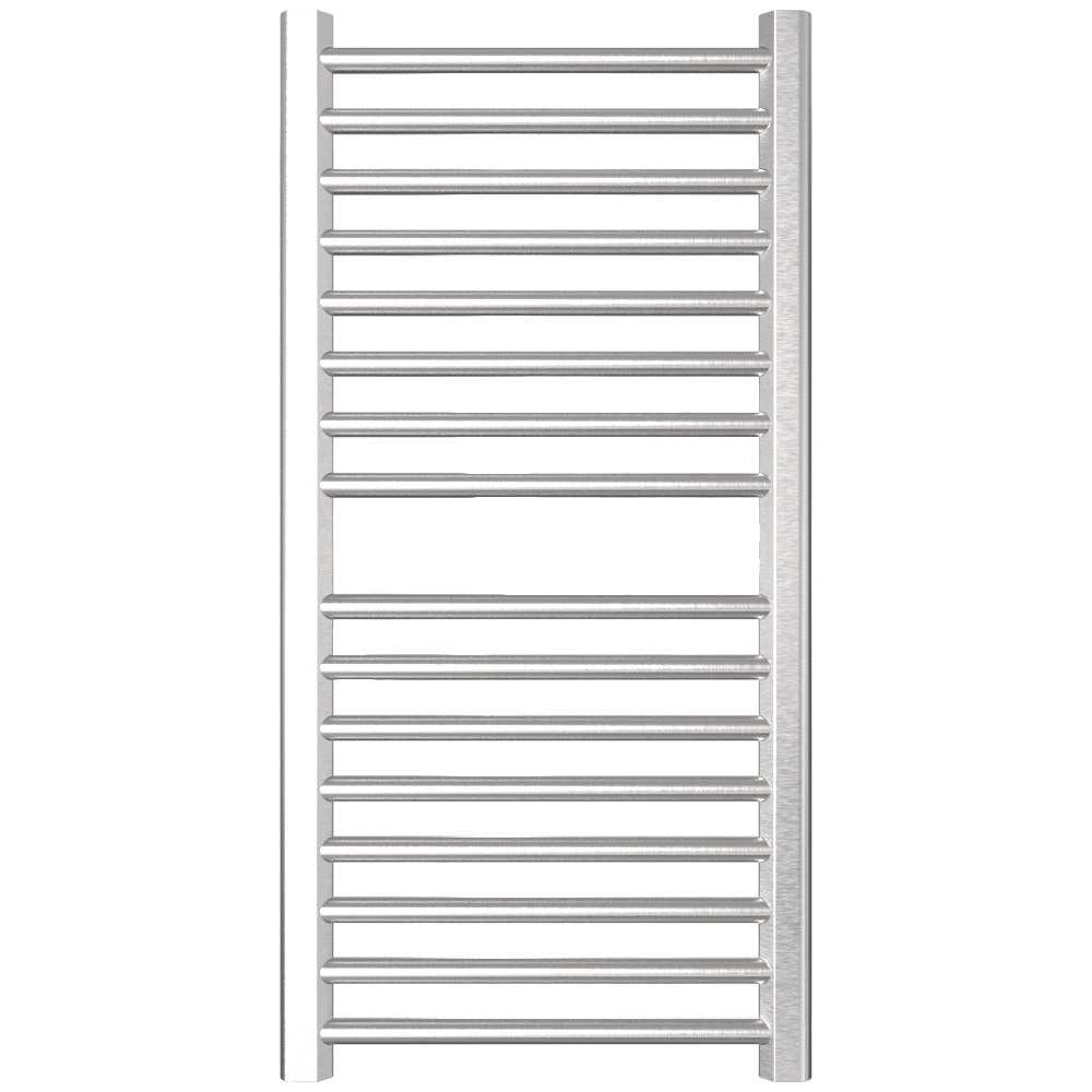 Amba Products S2142B Sirio 16-Bar Hardwired Towel Warmer - 4 x 21.5 x 42.625 in. - Brushed Finish