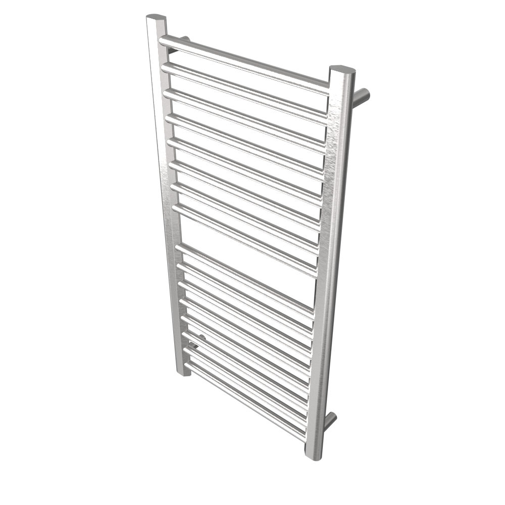 Amba Products S2142B Sirio 16-Bar Hardwired Towel Warmer - 4 x 21.5 x 42.625 in. - Brushed Finish