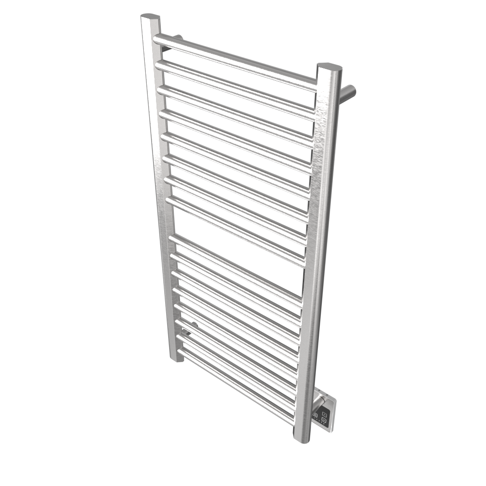Amba Products S2142B Sirio 16-Bar Hardwired Towel Warmer - 4 x 21.5 x 42.625 in. - Brushed Finish