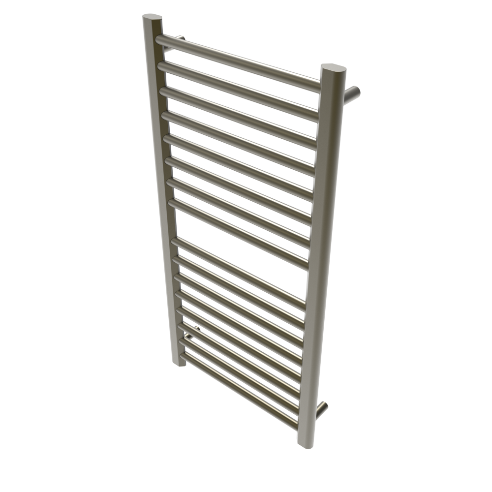 Amba Products S2142BB Sirio 16-Bar Hardwired (21" W) Towel Warmer - 4 x 21.5 x 42.625 in. - Brushed Bronze Finish