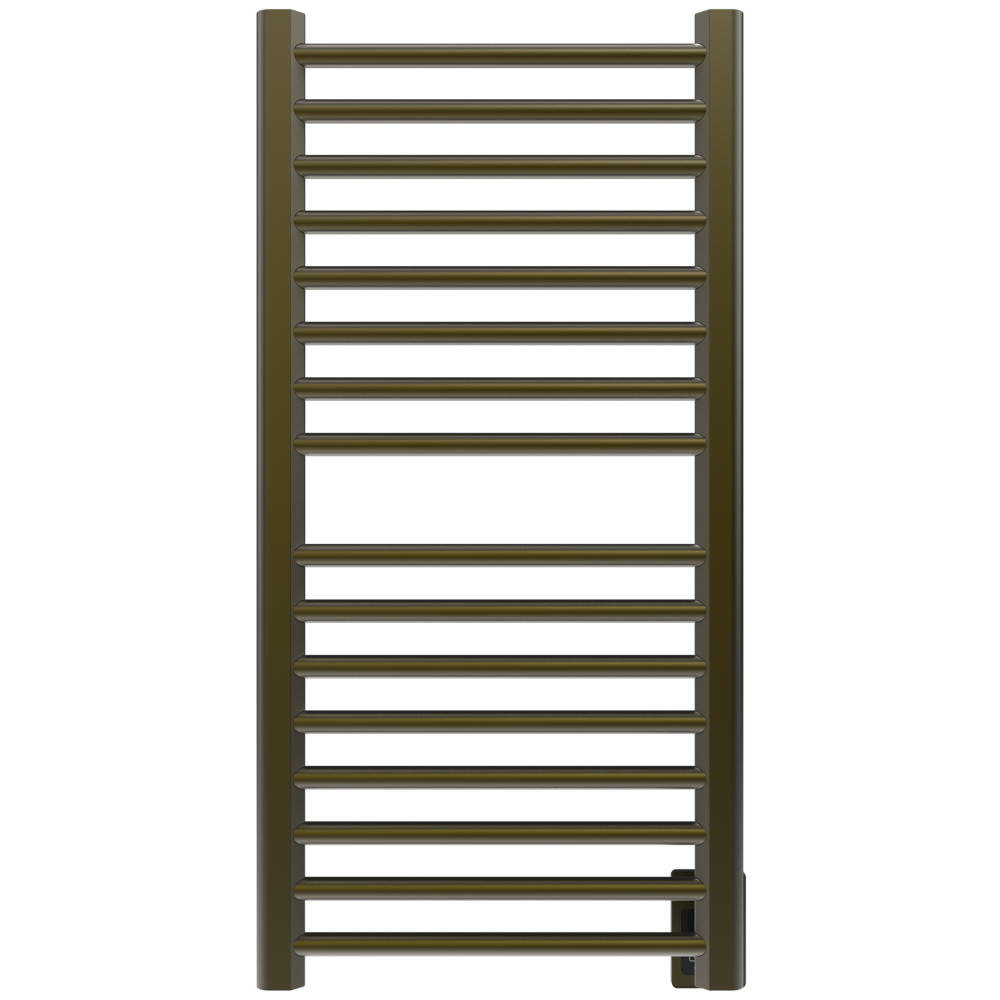 Amba Products S2142BB Sirio 16-Bar Hardwired (21" W) Towel Warmer - 4 x 21.5 x 42.625 in. - Brushed Bronze Finish