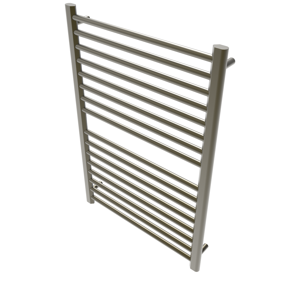 Amba Products S2942BB Sirio 16-Bar Hardwired (29" W) Towel Warmer - 4 x 29.375 x 42.625 in. - Brushed Bronze Finish