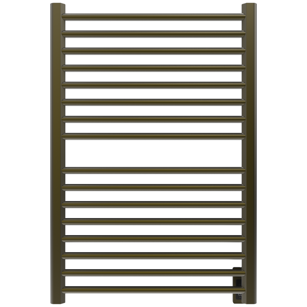 Amba Products S2942BB Sirio 16-Bar Hardwired (29" W) Towel Warmer - 4 x 29.375 x 42.625 in. - Brushed Bronze Finish