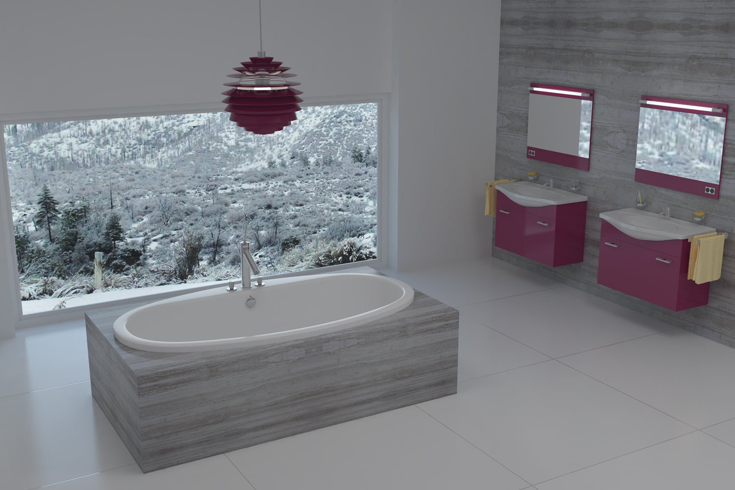 Americh SO6736TA5-WH Snow 6736 - Tub Only / Airbath 5 - White