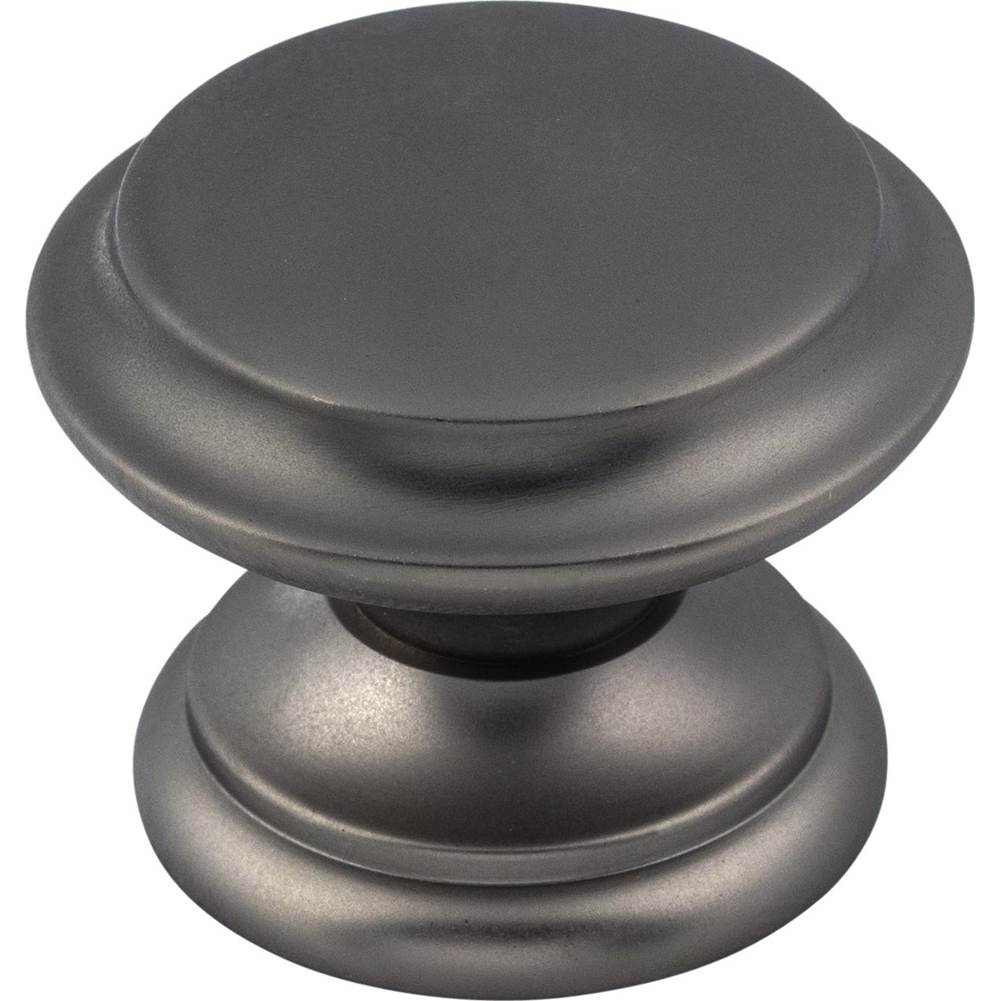 Top Knobs M1230 Flat Top Knob 1 3/8" - Ash Gray