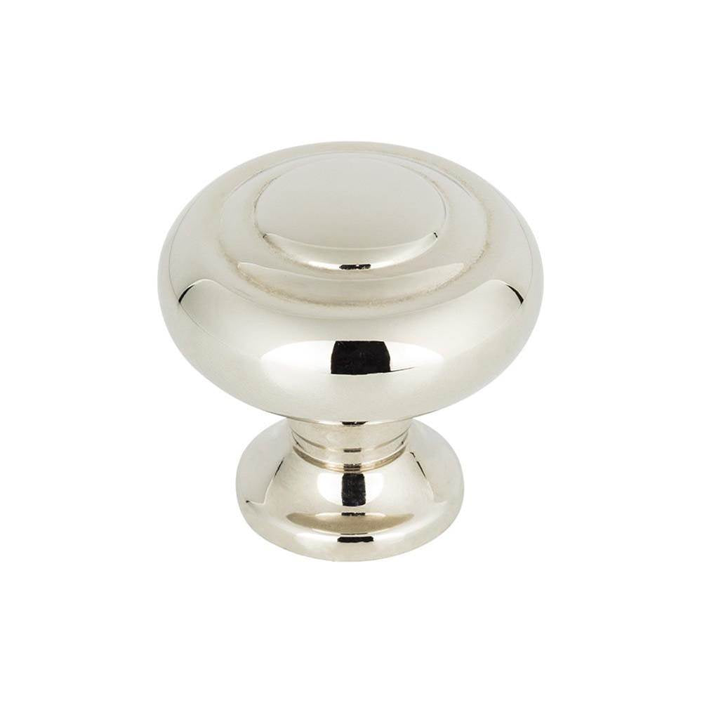 Top Knobs TK1000 Kent Knob 1 1/4 Inch - Polished Nickel