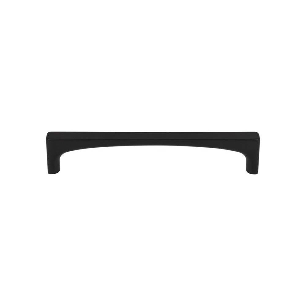 Top Knobs TK1013 Riverside Pull 5 1/16 Inch (c-c) - Flat Black