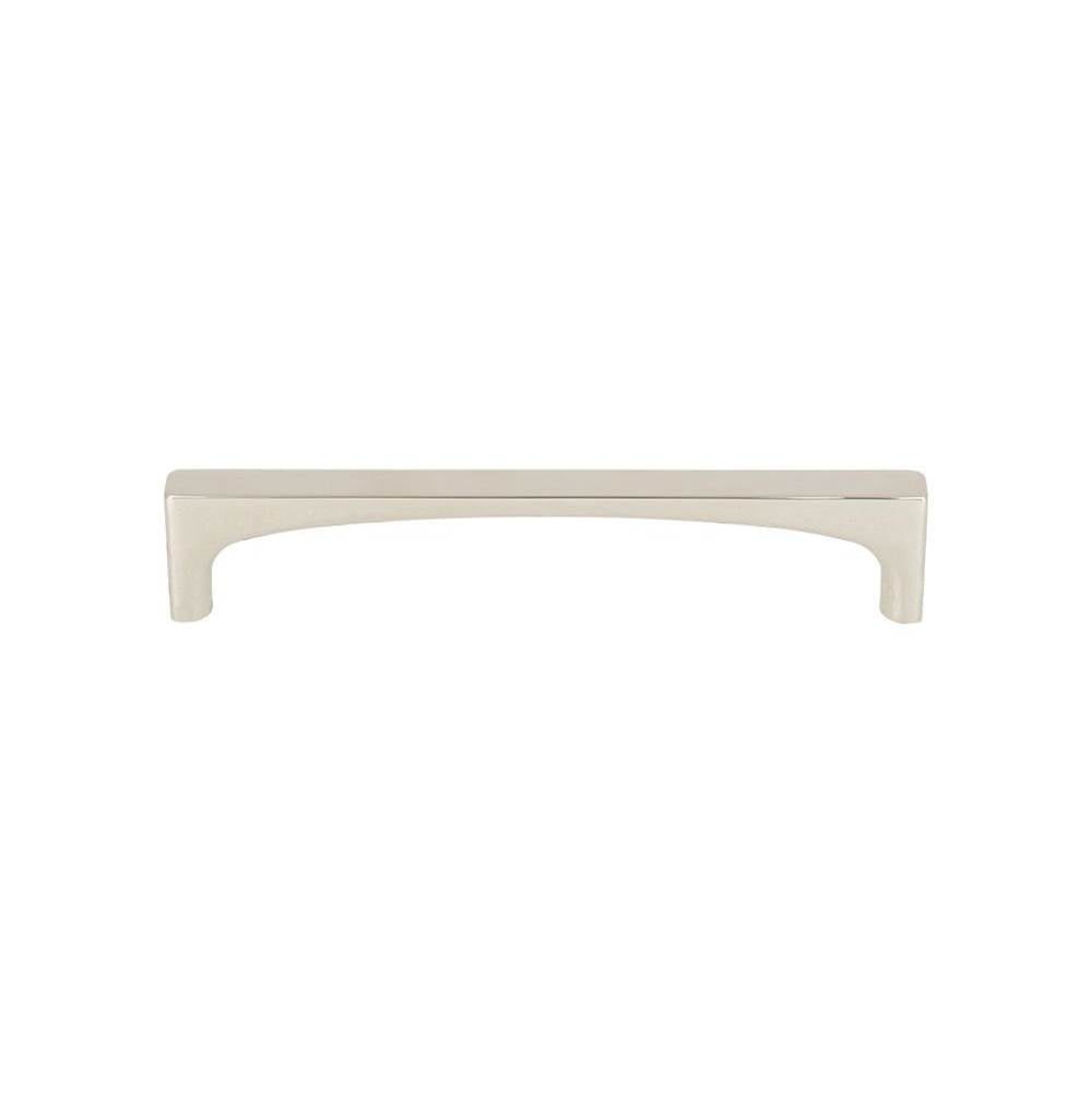 Top Knobs TK1013 Riverside Pull 5 1/16 Inch (c-c) - Polished Nickel