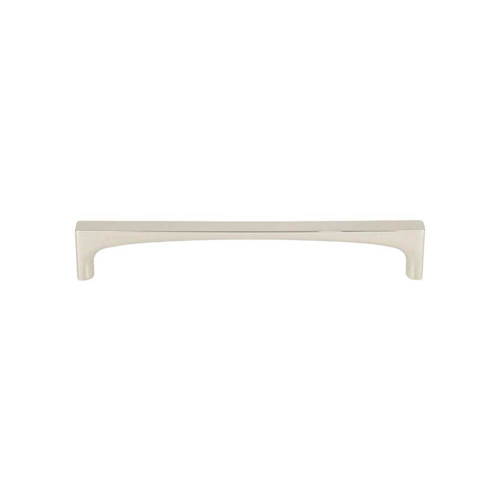 Top Knobs TK1014 Riverside Pull 6 5/16 Inch (c-c) - Polished Nickel
