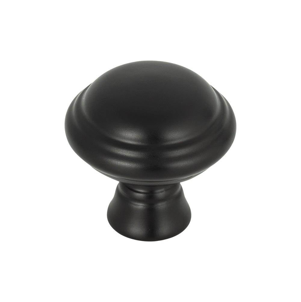 Top Knobs TK1020 Henderson Knob 1 1/4 Inch - Flat Black