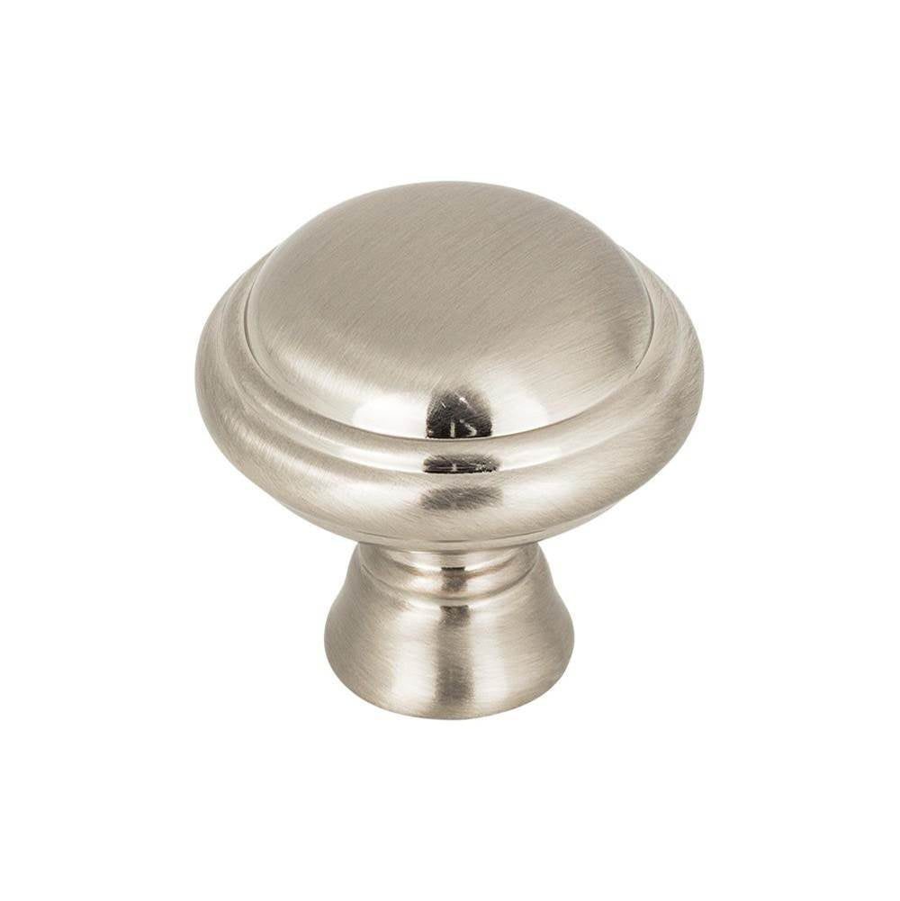 Top Knobs TK1020 Henderson Knob 1 1/4 Inch - Brushed Satin Nickel