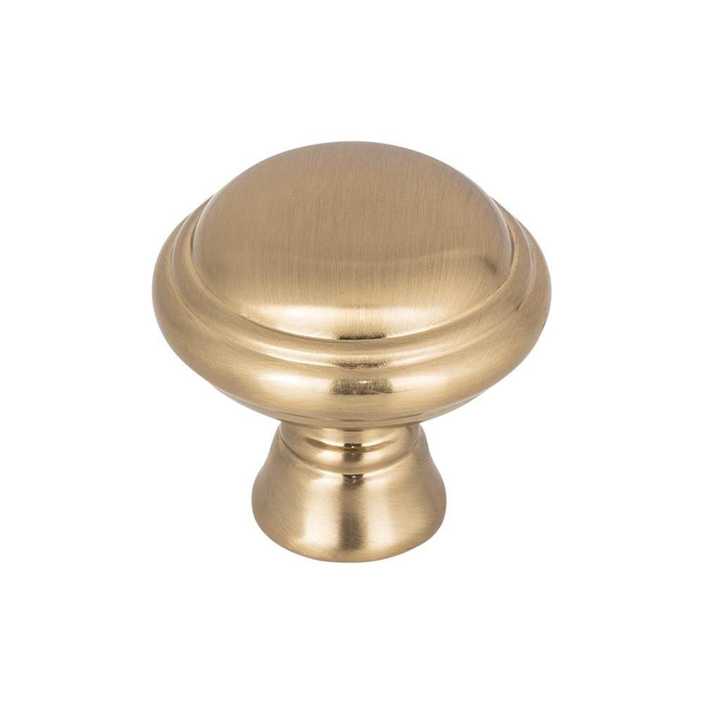 Top Knobs TK1020 Henderson Knob 1 1/4 Inch - Honey Bronze